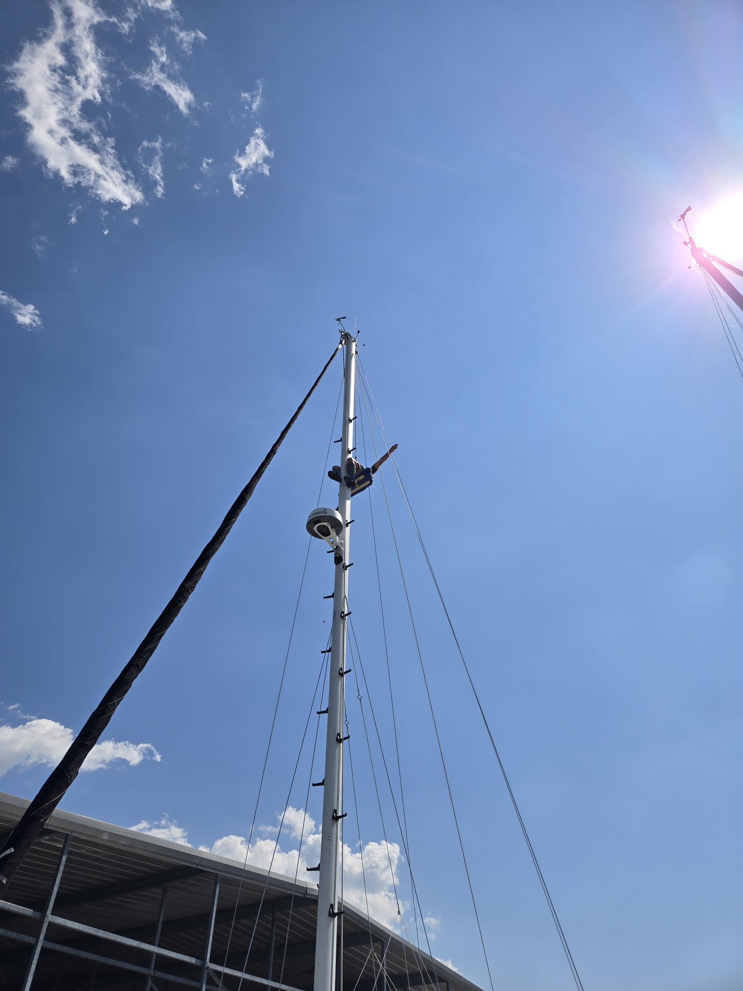 YouTube video: Finishing the Mast Steps on a PDQ 36' Classic Sailboat